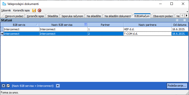 Izgled forme za podešavanje slanja veleprodajnih dokumenata EDI razmjenom.png
